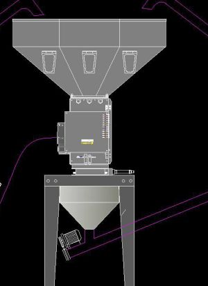 自动称重、比例称重混合机、称重式混合机、计量式色母机